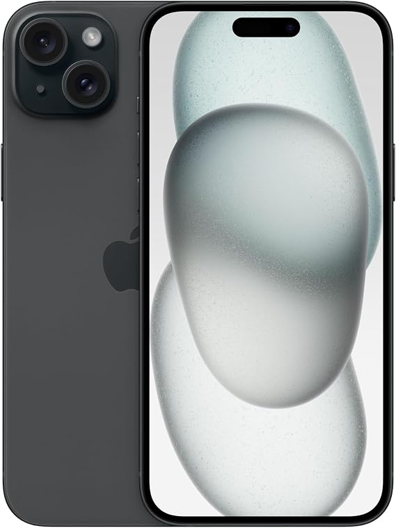 Apple iPhone 15 Plus 128 Go - Black (Renewed)