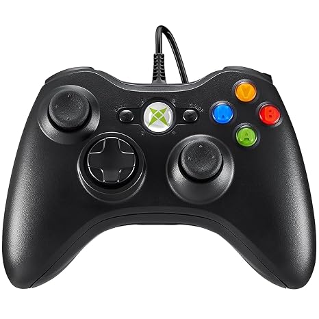 NBCP Wired Game Controller für Xbox 360 und PC PC Gamepad Joystick mit Dual Vibration für Xbox 360/Xbox 360 Slim/Windows 7/8/10/XP USB Wired Joypad Gaming Controller mit Kabel