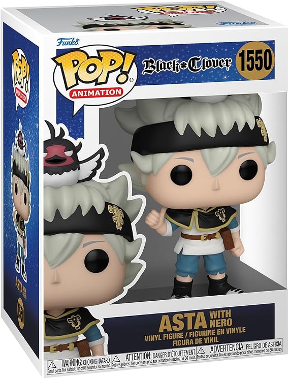 Funko POP! Animation: Black Clover - Asta with Nero
