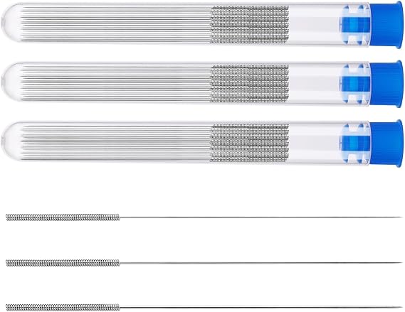 3D Printer Nozzle Cleaning Needles,30 PCS Stainless Steel Cleaning Kit for 3D Printing,Printer Tool for Unclogging Blocked Nozzles（0.3mm,0.35mm.0.4mm）