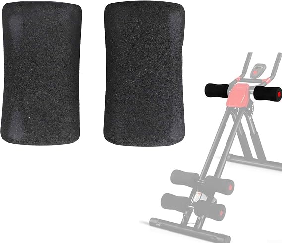 Sponge Foam Foot Pad Roller Pair,Gym Exercise Machine Equipment Replacement Pads - Leg Extension Weight Foot Pads,For Replacing Gym Exercise Equipment(2PCS 135MM)