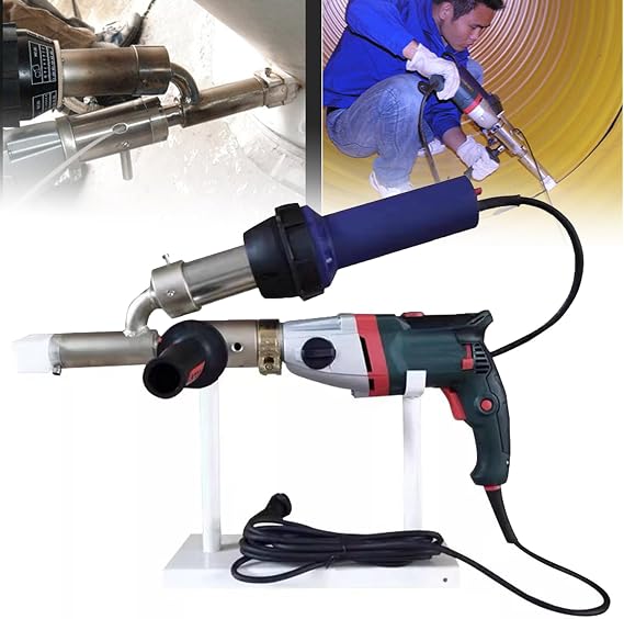 1300W Hand Extrusion Welder Gun, Handheld Plastic Extrusion Welding Machine Kit, Plastic Welding Tool For Precision Jobs