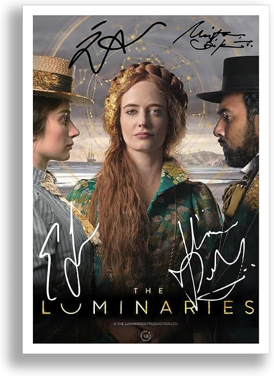 Luminaries Cast Signed Autograph A4 Poster Photo BBC TV Show Series Season Framed Memorabilia Gift (A3 Poster only)