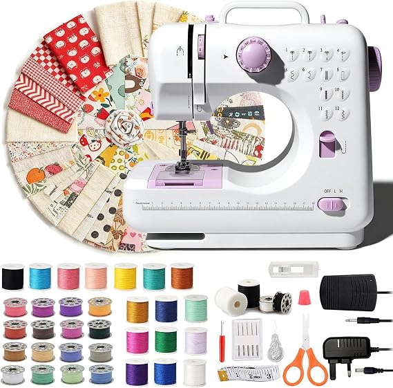 Sewing Machine for Beginners Electric Basic Stitching Machine,50X 4" Fabric