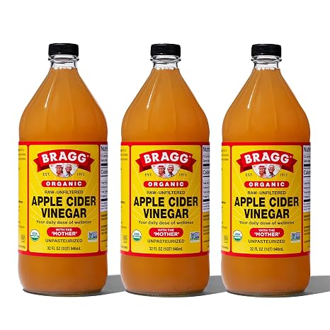 Bragg Organic Raw Apple Cider Vinegar 32 Ounce - 3 Pack