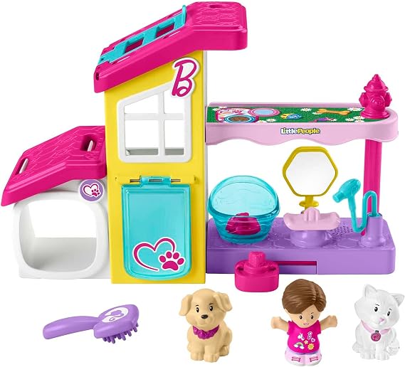 Fisher-Price Little People Barbie Play & Care Pet Spa Toddler Toy