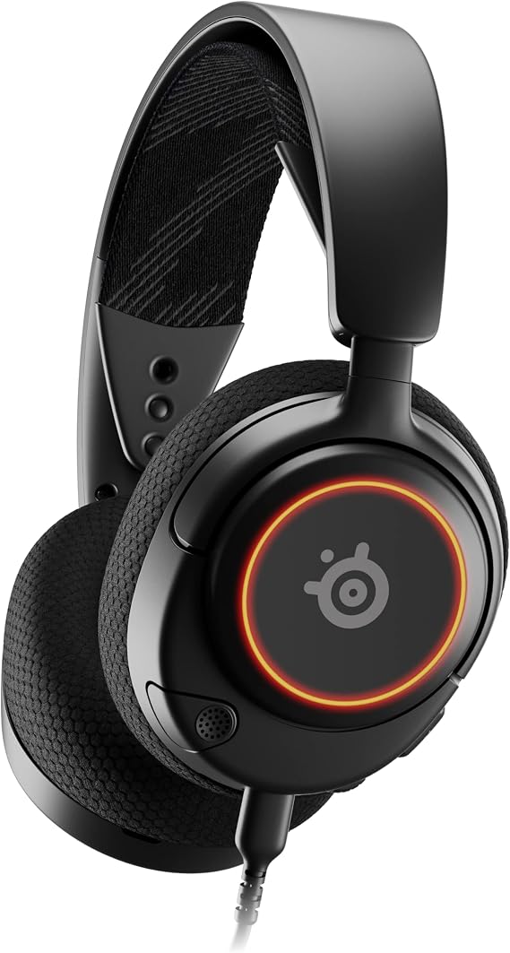 SteelSeries Arctis Nova 3 Multi-Platform Gaming Headset - Signature Arctis Sound - ClearCast Gen 2 Mic - PC PS5/PS4 Xbox Series X|S Switch Mobile Black