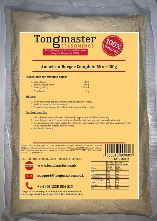 American Burger Complete Mix - 100g