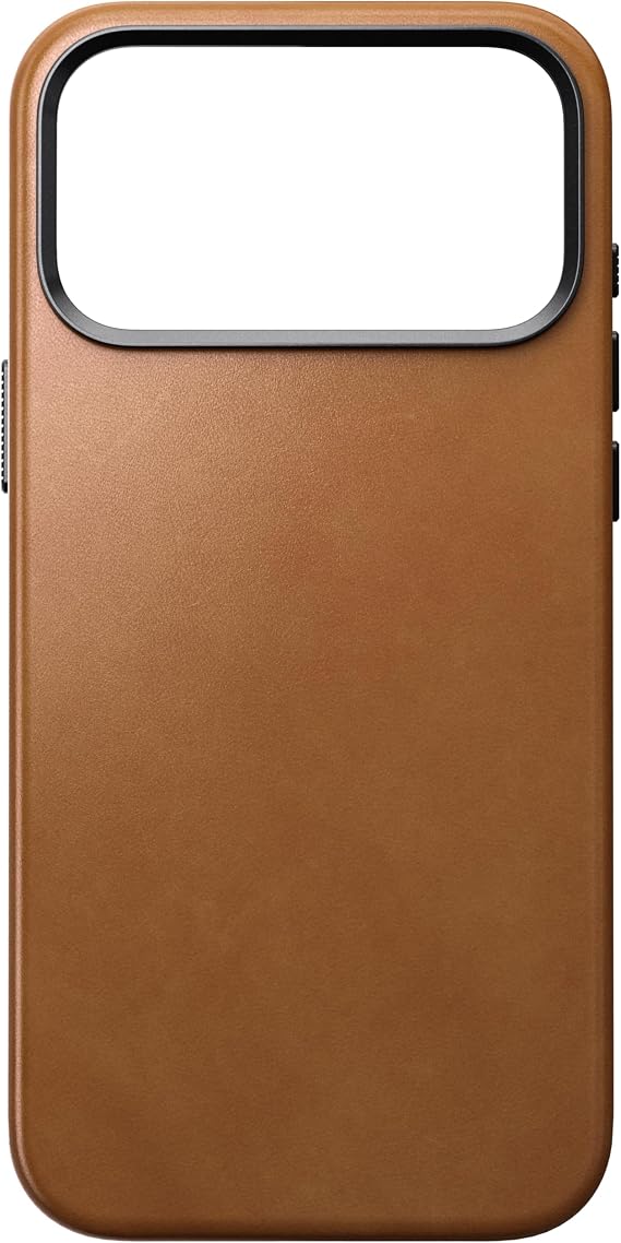 NOMAD トラディショナルレザーケース iPhone 18 Pro Max対応 ケース Magsafe イングリッシュタン カミノレザー - iPhone 18 Pro Maxケース、iPhone 18 Pro Max カバー MagSafe対応、フルラップデザイン