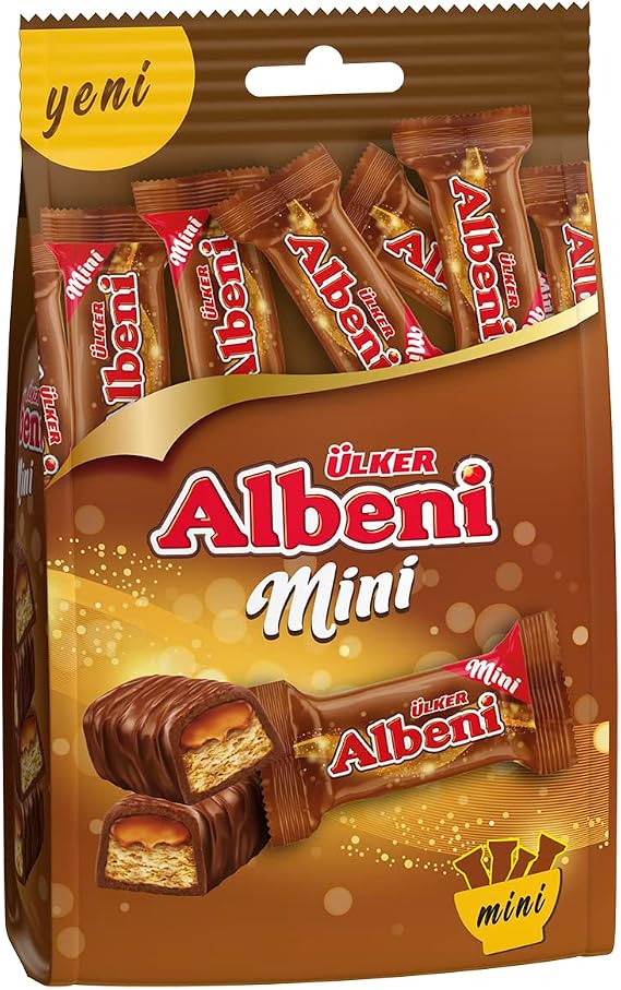 ÜLKER Albeni Mini Karamelli Çikolata Bar, 89 Gr
