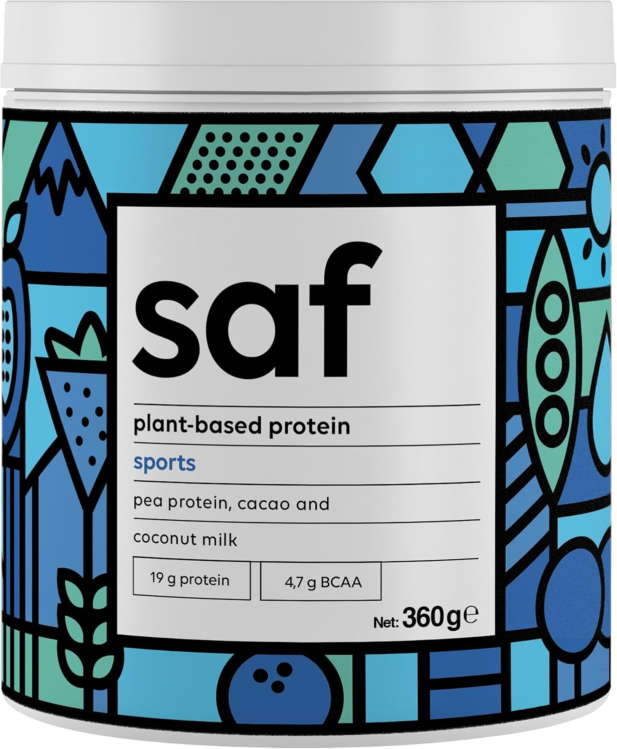 Saf Nutrition Bitkisel Protein  Superfood Mix, Sports 360 Gr