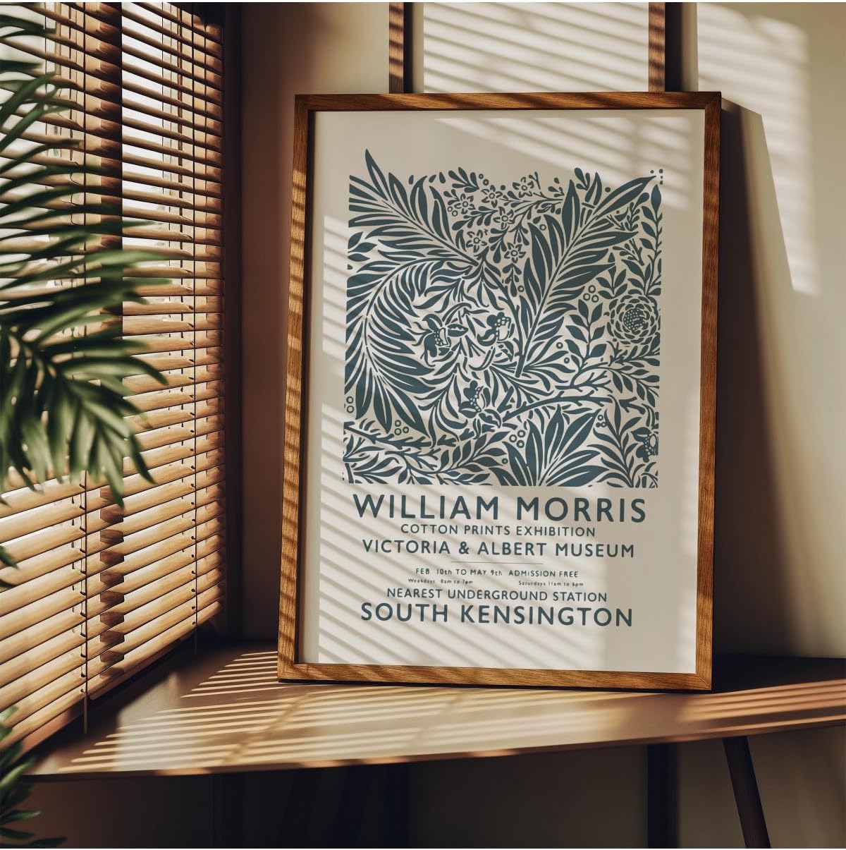 Difference Introduction William Morris Frameless Poster, Modern Decorative Frameless Poster, Painting, Morris-1, 50 x 70
