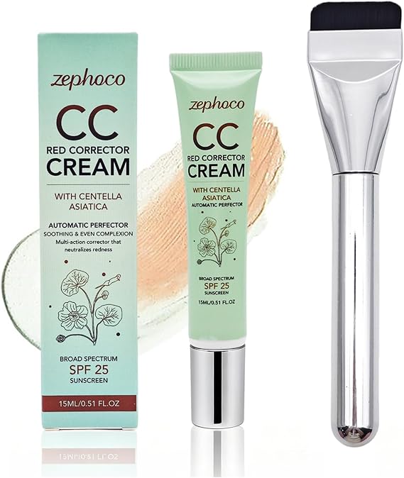 CC Red Correct Anti-Redness Dye Cream, CC Cream by Centella Asiatica