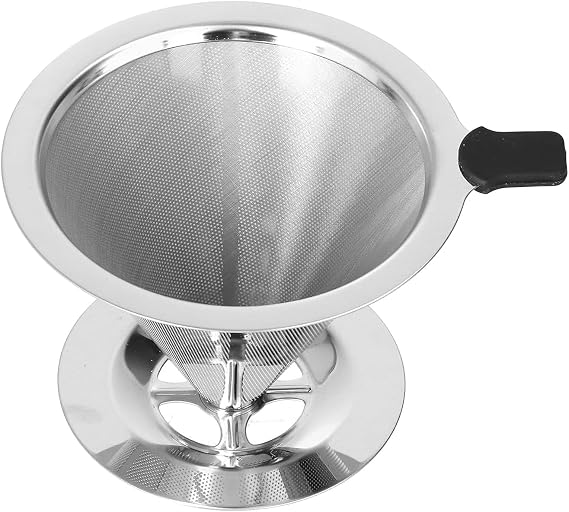 Reusable Pour Over Coffee Dripper Stainless Steel Coffee Filter Paperless