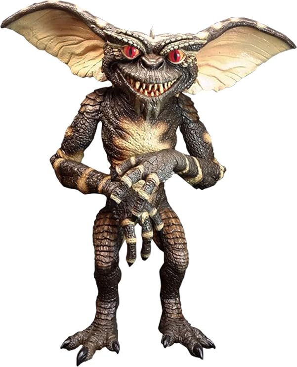 Trick Or Treat Studios Evil Gremlin Puppet Prop - Stripe - Movie Prop - Puppet - Black and White