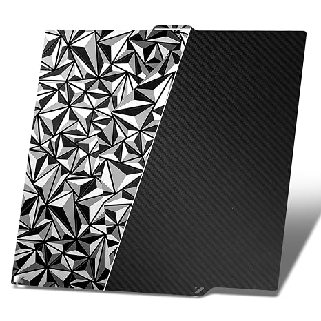 Centauri Carbon/Centauri Carbon 2 Building Plate 260 x 271 mm Double-Sided Smooth Plate PET PEO Film Flexible Spring Steel Plate Excellent Adhesion Heating Bed for Elegoo CC/CC2 3D Printer