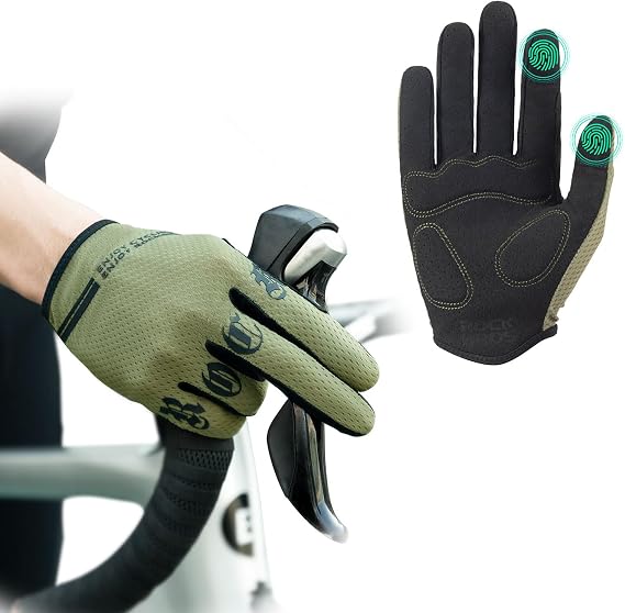 ROCKBROS Cycling Gloves Men Women Full Finger Touchscreen Bike Gloves