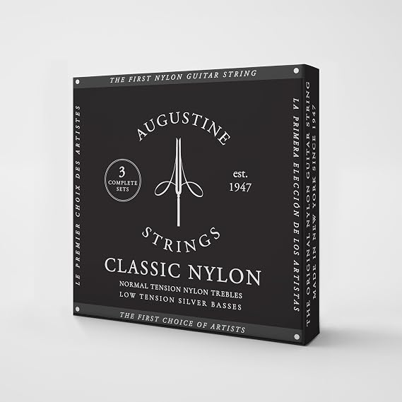 Augustine classical guitar strings Classic Black 3x set normal/low