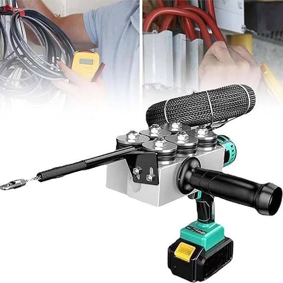 RayGenius Electrician Stringing and Pulling Machines, Wall-Threading Machines, Automatic Electrical Stringing Machines, Used In Building Water and Electricity.,1battery