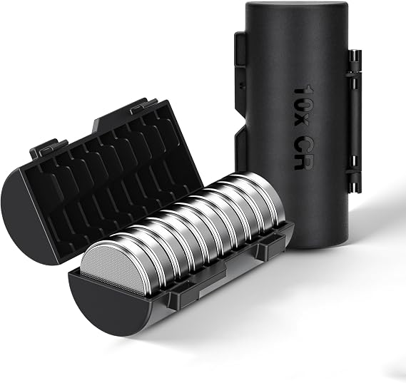 Coin Cell Battery Organizer Case, Batteries Storage Box for CR2016 CR2025