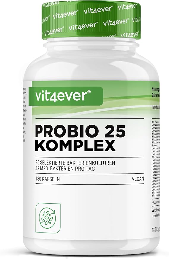 vit4ever Probio 25 Probiotic Complex - 180 Capsules - For 3 Months