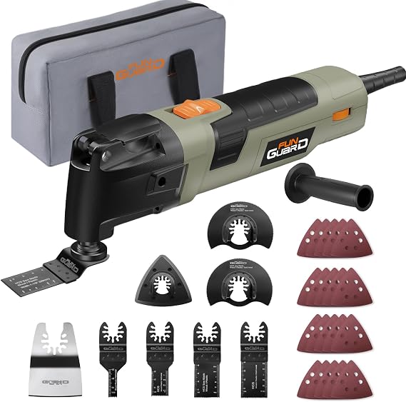 Oscillating Multitool 300W,6 Speeds,30 Accessories