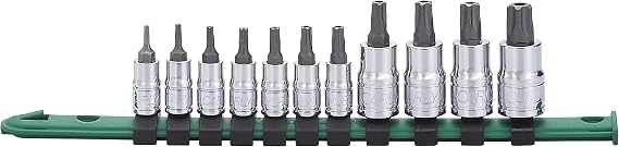 BSTTP11 Socket Set - 5 Star Metric - Tamper Proof