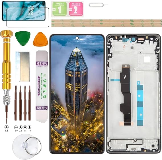 (Incell) LCD Display Assembly for Xiaomi Redmi Note 13 (5G Version) 2312DRAABG Screen Replacement kit (Black)