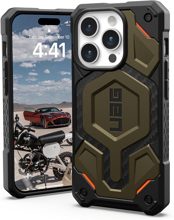 UAG iPhone 15 Pro ケース Monarch Pro カーボンファイバー対応