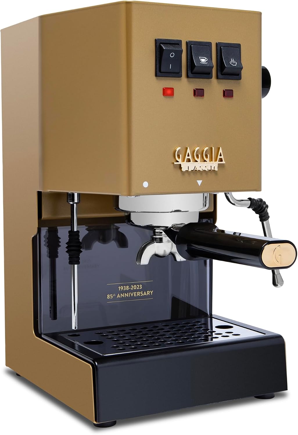 Gaggia RI938056 Klasik Evo Pro Espresso Makinesi, 85. Yıl Dönümü Sürümü Altın