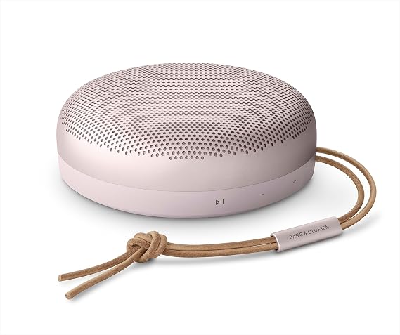 Bang & Olufsen Portable Speaker Beosound A1 2nd Pink Bluetooth Wireless IP67 Certified Waterproof Dustproof Video Conference 18 Hours Playtime