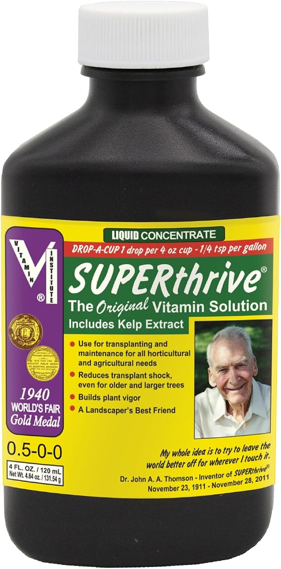 Superthrive VI30148 - Vitamin and Hormone Solution for Plants, 120 ml