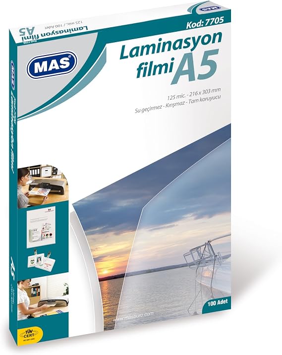 Mas Lamination Film A5 Transparent