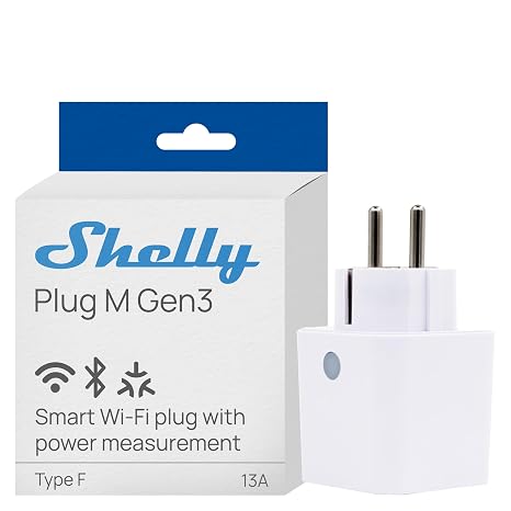 Shelly Plug M Gen3 White - WLAN & Matte Smart Socket Power Measurement 13