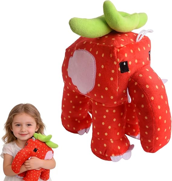 Steal A Brainrot Plush,Strawberry Elephant Brainrot Plushies Toy,Cute Funny Soft Stuffed Animal for Kids Adults,Ideal for Decoration Collection Birthday Present