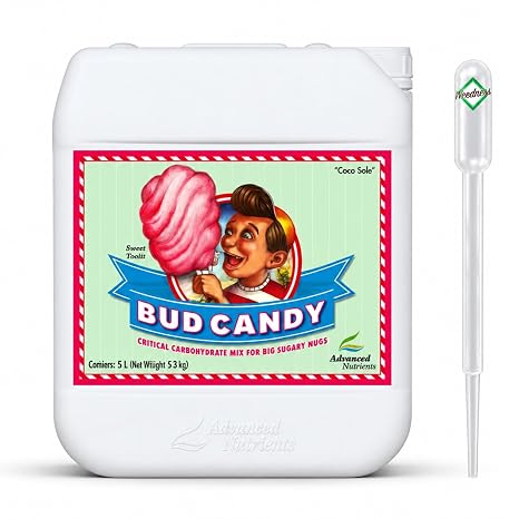 Weedness Advanced Nutrients Bud Candy 5 L – Bloom booster for intense flavors and denser flowers – Coco soil hydroponics