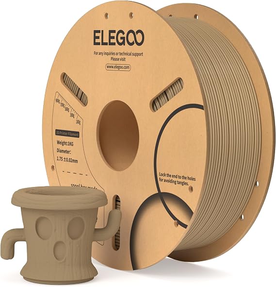ELEGOO PLA Filament 1.75 1kg Wood