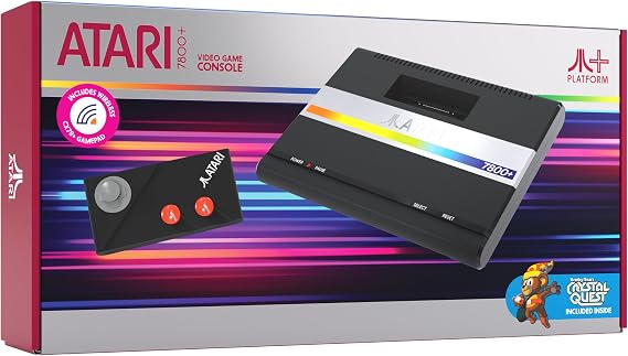 Atari 7800+ 公式コンソール&ワイヤレスコントローラー - HDMI出力