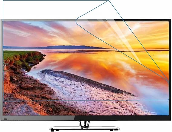 32-58inch TV Screen Protector Anti Blue Light, Frosted Film Anti Glare Radiation Protection LCD Display Protector Film,HD-42in(930X525) mm