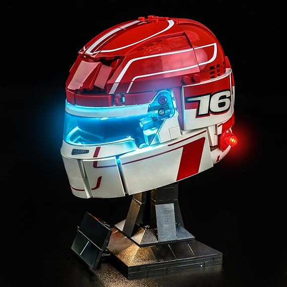 Light Kit for Lego 43014 Scuderia Ferrari HP Charles Leclerc Helmet