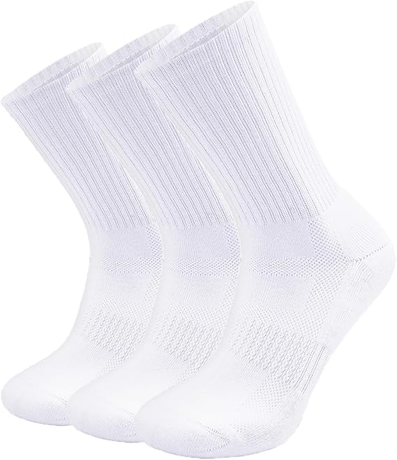 SOX TOWN Moisture Wicking Performance Steel Toe Work Boots Heavy Cushion Crew Socks Men 10 Pack
