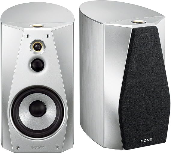 Sony SS-HA1 S Speaker System 1 Pair : High Resolution Compatible Silver SS-HA1 S