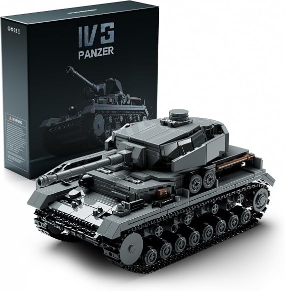 Nifeliz Panzer IV G Military Tank Building Set for Adults, WW2 Collectible German Pz.Kpfw. IV G Army Model Toy to Build and Display, Gift for Military Fans (1006 PCS, NF10312)