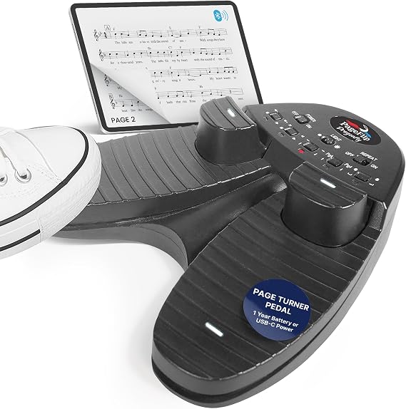 PageFlip Dragonfly Bluetooth/USB 4-Pedal Controller, PFDRAGONFLY01
