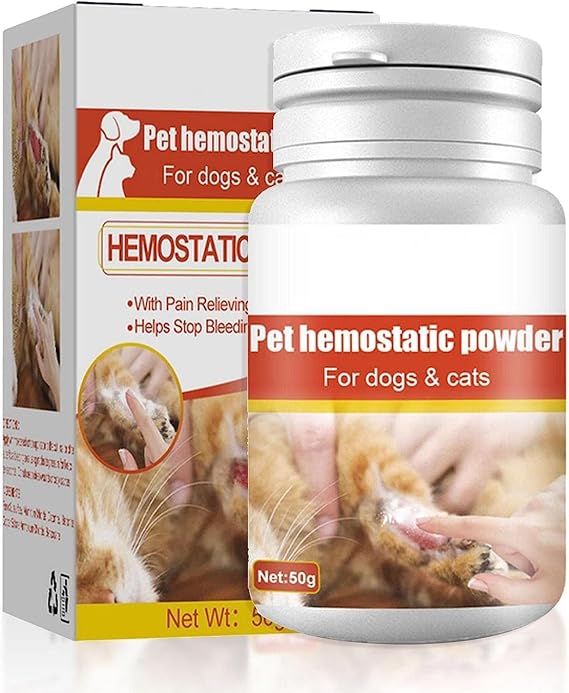 Blood Stopper for Dogs - Stop Styptic Powder, Pet Wound Healing Powder, Clotting Powder for Dogs, Cat And Dog Nail Blood Stopper, 50ml (1 Pc)