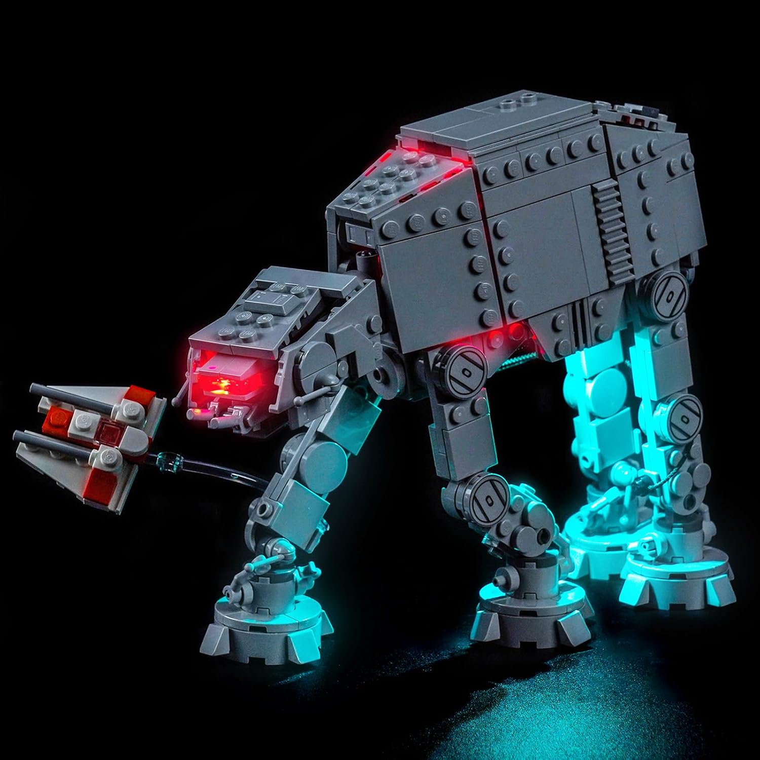 LocoLee Led Light Set Compatible with Lego 75440 AT-AT Led Decoration Lighting Kit Compatible with Lego 75440 Building Blocks Model,Only Lights Set,No Model