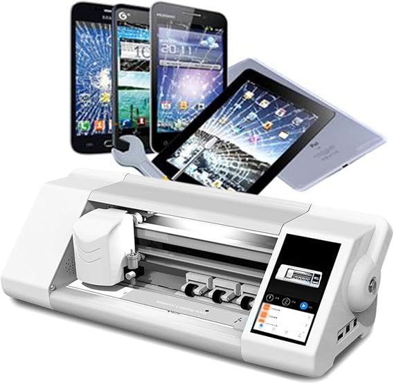 Film Cutting Machine for Hydrogel Screen Protectors - Touch Screen Device for Mobile Phones, Tablets, and Watches - Multifunctional Edge Cutting Tool