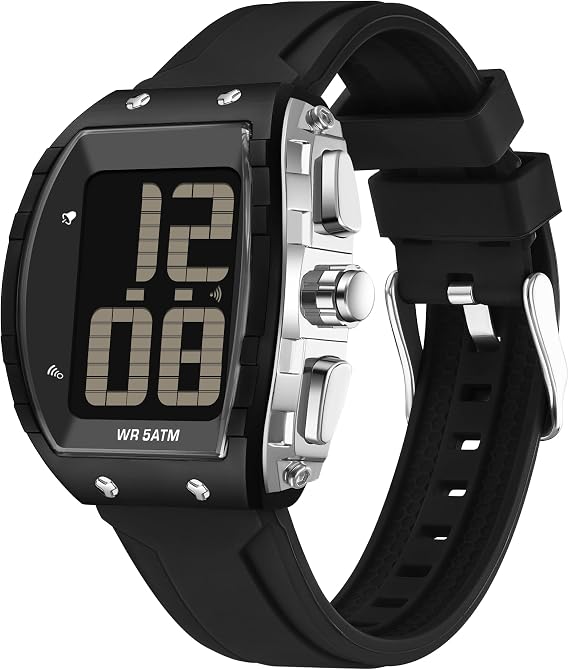 Digital Watches for Elderly Men, Large Face Seniors Talking Watch Easy to Read Big Face Wrist Watch Waterproof Sport Outdoor
