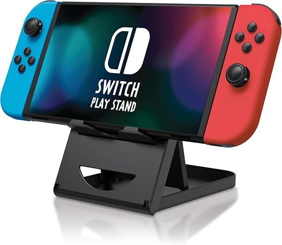 ADZ Anahtar Standı, Ayarlanabilir Oyun Standı, Nintendo Switch Konsolu ile Uyumlu, Taşınabilir Kompakt Oyun Standı Montajı, 3 Yükseklik Ayarlı