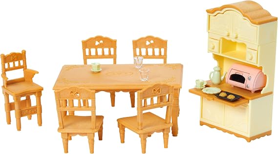 Sylvanian Families Dining Room Set 5340, Petit, 1:12